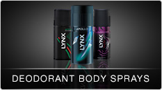 Lynx deodorant body sprays
